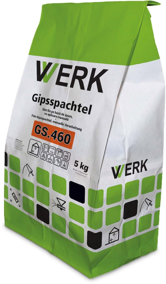 GS.460 - <strong>Alternativă WS 06<stron Glet de finisare pe bază de ipsos, interior, 5kg