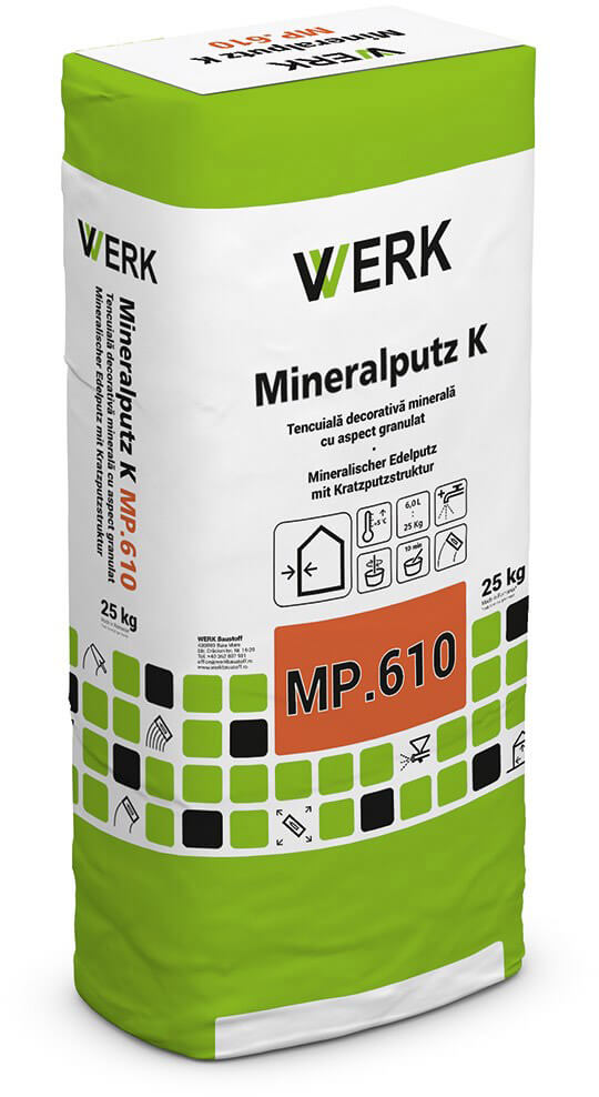 MP.610 K1,5 Tencuială decorativă minerală, 25kg